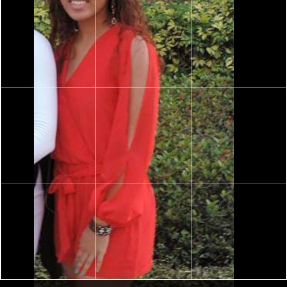 Orange romper